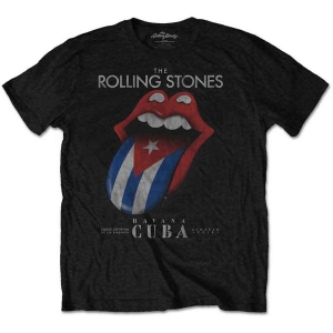 Rolling Stones - Havana Cuba Boys T-Shirt Bl i gruppen MERCHANDISE / Merch / Pop-Rock hos Bengans Skivbutik AB (5548830r)