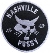 Nashville Pussy - Patch Pussycat (9 Cm) i gruppen MERCHANDISE / Accessoarer / Metal hos Bengans Skivbutik AB (5549660)