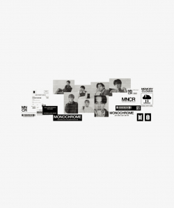 Bts - Monochrome Sticker Set i gruppen VI TIPSER / Fredagsutgivelser / Fredag den 30:e augusti 2024 hos Bengans Skivbutik AB (5550193)