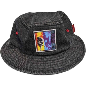 Guns N Roses - Use Your Illusion Denim Bucket Hat i gruppen MERCHANDISE / Merch / Metal hos Bengans Skivbutik AB (5550276r)