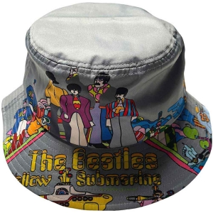 The Beatles - Yellow Submarine Grey Bucket Hat i gruppen MERCHANDISE / Merch / Pop-Rock hos Bengans Skivbutik AB (5550282r)