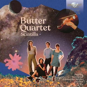 Butter Quartet - Scintilla - Early Italian String Qu i gruppen VI TIPSER / Fredagsutgivelser / Fredag den 5:e Juli 2024 hos Bengans Skivbutik AB (5550337)