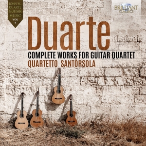 Quartetto Santorsola - Duarte: Complete Works For Guitar Q i gruppen VI TIPSER / Fredagsutgivelser / Fredag den 5:e Juli 2024 hos Bengans Skivbutik AB (5550345)