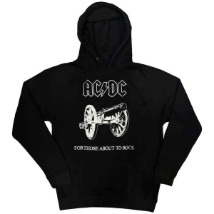 Ac/Dc - About To Rock Uni Bl Hoodie i gruppen MERCHANDISE / Hoodies / Metal hos Bengans Skivbutik AB (5550909r)