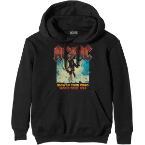 Ac/Dc - Blow Up Your Video Uni Bl Hoodie i gruppen MERCHANDISE / Hoodies / Metal hos Bengans Skivbutik AB (5550913r)