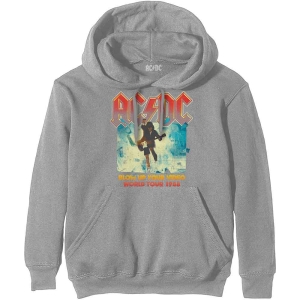 Ac/Dc - Blow Up Your Video Uni Grey Hoodie i gruppen MERCHANDISE / Hoodies / Metal hos Bengans Skivbutik AB (5550915r)