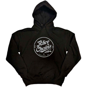 Alice In Chains - Circle Emblem Uni Bl Hoodie i gruppen MERCHANDISE / Hoodies / Pop-Rock hos Bengans Skivbutik AB (5551290r)