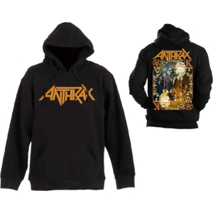 Anthrax - Evil Twin Uni Bl Hoodie i gruppen MERCHANDISE / Hoodies / Metal hos Bengans Skivbutik AB (5551295r)