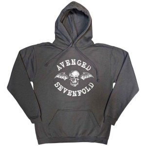 Avenged Sevenfold - Logo Uni Char Hoodie i gruppen MERCHANDISE / Hoodies / Metal hos Bengans Skivbutik AB (5551300r)