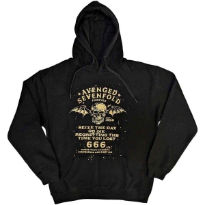 Avenged Sevenfold - Seize The Day Uni Bl Hoodie i gruppen MERCHANDISE / Hoodies / Metal hos Bengans Skivbutik AB (5551302r)