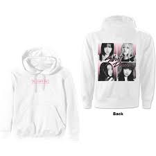 Blackpink - Shut Down Photo Grid Uni Wht Hoodie i gruppen MERCHANDISE / Hoodies / K-Pop hos Bengans Skivbutik AB (5552124r)