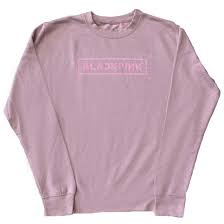 Blackpink - Logo Uni Pink Sweatshirt i gruppen MERCHANDISE / Hoodies / K-Pop hos Bengans Skivbutik AB (5552129r)