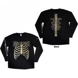 Cradle Of Filth - Skeleton Uni Bl Long Sleeve i gruppen MERCHANDISE / Hoodies / Metal hos Bengans Skivbutik AB (5552147r)