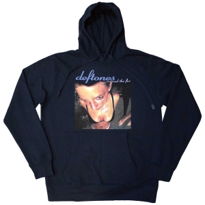 Deftones - Around The Fur Uni Navy Hoodie i gruppen MERCHANDISE / Hoodies / Metal hos Bengans Skivbutik AB (5552151r)