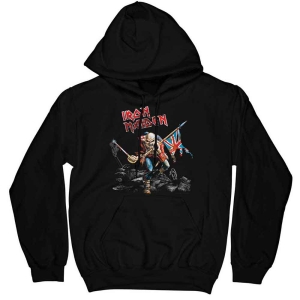 Iron Maiden - The Trooper Uni Bl Hoodie i gruppen MERCHANDISE / Hoodies / Metal hos Bengans Skivbutik AB (5552888r)