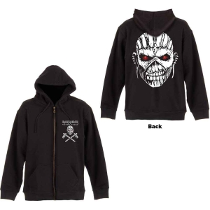 Iron Maiden - Eddie Axe Uni Bl Zip Hoodie i gruppen MERCHANDISE / Hoodies / Metal hos Bengans Skivbutik AB (5552892r)