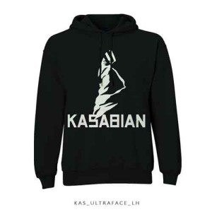 Kasabian - Ultra Face Uni Bl Hoodie i gruppen MERCHANDISE / Hoodies / Pop-Rock hos Bengans Skivbutik AB (5552911r)