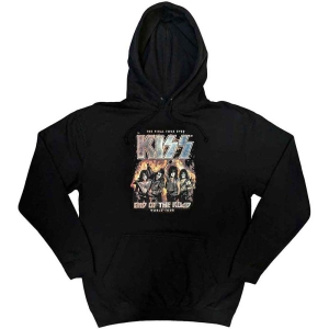 Kiss - End Of The Road Final Tour Bl Hoodie i gruppen MERCHANDISE / Hoodies / Metal hos Bengans Skivbutik AB (5552918r)