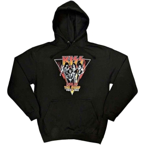 Kiss - Triangle Uni Bl Hoodie i gruppen MERCHANDISE / Hoodies / Metal hos Bengans Skivbutik AB (5552919r)