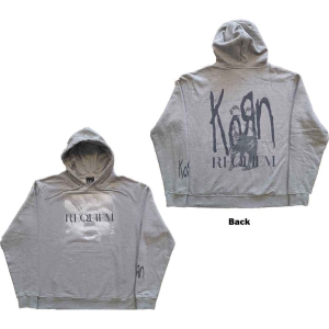 Korn - Requiem Uni Grey Hoodie i gruppen MERCHANDISE / Hoodies / Metal hos Bengans Skivbutik AB (5552921r)