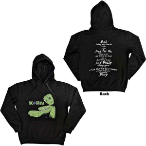 Korn - Issues Tracklist Uni Bl Hoodie i gruppen MERCHANDISE / Hoodies / Metal hos Bengans Skivbutik AB (5552923r)