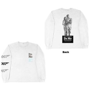 James Bond - Dr No Uni Wht Longsleeve i gruppen MERCHANDISE / T-shirt / Film-Musikkkal hos Bengans Skivbutik AB (5552962r)