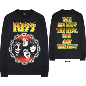 Kiss - You Wanted The Best Bl Longsleeve i gruppen MERCHANDISE / T-shirt / Metal hos Bengans Skivbutik AB (5552970r)