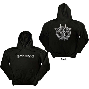 Lamb Of God - Skeleton Eagle Uni Bl Hoodie i gruppen MERCHANDISE / Hoodies / Pop-Rock hos Bengans Skivbutik AB (5553192r)