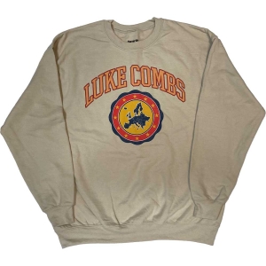 Luke Combs - Tour  23 Europe Map Natrl Sweatshirt i gruppen MERCHANDISE / Hoodies / Country hos Bengans Skivbutik AB (5553195r)