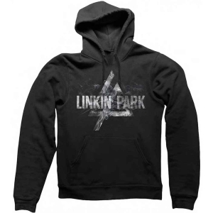 Linkin Park - Smoke Logo Uni Bl Hoodie i gruppen MERCHANDISE / Hoodies / Metal hos Bengans Skivbutik AB (5553203r)