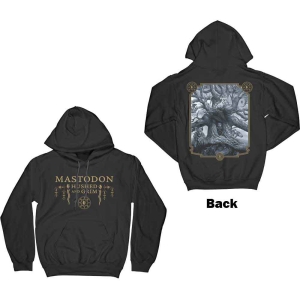 Mastodon - Hushed & Grim Cover Back Bl  Hoodie i gruppen MERCHANDISE / Hoodies / Metal hos Bengans Skivbutik AB (5553211r)