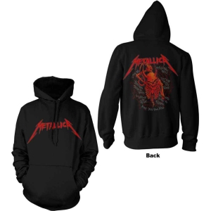 Metallica - Skull Screaming Red Uni Bl Hoodie i gruppen MERCHANDISE / Hoodies / Metal hos Bengans Skivbutik AB (5553221r)