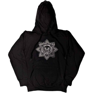 Motorhead - Pig Badge Lady Bl Hoodie i gruppen MERCHANDISE / Hoodies / Metal hos Bengans Skivbutik AB (5553225r)