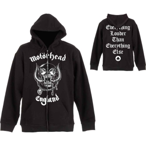 Motorhead - England Uni Bl Zip Hoodie i gruppen MERCHANDISE / Hoodies / Metal hos Bengans Skivbutik AB (5553227r)