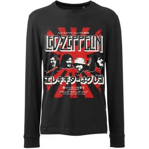 Led Zeppelin - Japanese Burst Uni Bl Longsleeve i gruppen MERCHANDISE / T-shirt / Pop-Rock hos Bengans Skivbutik AB (5553296r)