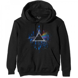 Pink Floyd - Dsotm Blue Splatter Uni Bl Hoodie i gruppen MERCHANDISE / Hoodies / Pop-Rock hos Bengans Skivbutik AB (5553882r)