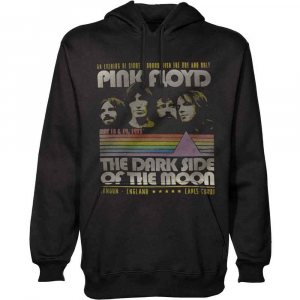 Pink Floyd - Retro Stripes Uni Bl Hoodie i gruppen MERCHANDISE / Hoodies / Pop-Rock hos Bengans Skivbutik AB (5553928r)