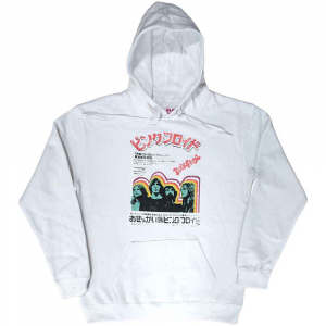 Pink Floyd - Japanese Poster Uni Wht Hoodie i gruppen MERCHANDISE / Hoodies / Pop-Rock hos Bengans Skivbutik AB (5553929r)