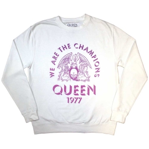 Queen - Champions 77 Wht Sweatshirt i gruppen VI TIPSER / Nyankommet Merch / Juni hos Bengans Skivbutik AB (5553970r)