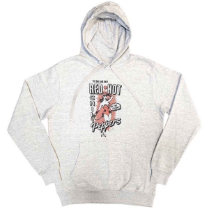 Red Hot Chili Peppers - In The Flesh Uni Grey Hoodie i gruppen MERCHANDISE / Hoodies / Pop-Rock hos Bengans Skivbutik AB (5554668r)