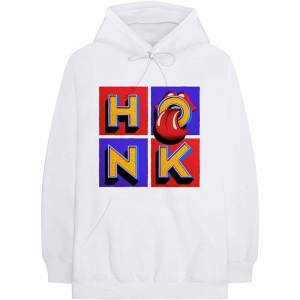 Rolling Stones - Honk Album Uni Wht Hoodie i gruppen MERCHANDISE / Hoodies / Pop-Rock hos Bengans Skivbutik AB (5554682r)