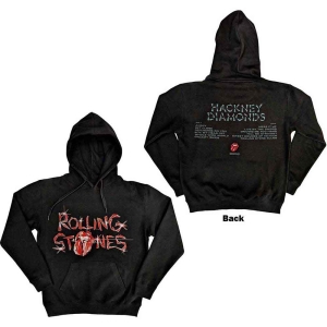 Rolling Stones - Hackney Diamonds Glass Logo Bl Hoodie i gruppen MERCHANDISE / Hoodies / Pop-Rock hos Bengans Skivbutik AB (5554688r)