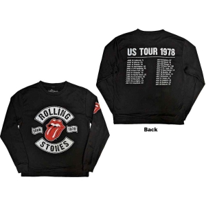 Rolling Stones - Us Tour 1978 Uni Bl Sweatshirt i gruppen MERCHANDISE / Hoodies / Pop-Rock hos Bengans Skivbutik AB (5554692r)