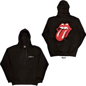 Rolling Stones - Classic Tongue Bl Zip Hoodie i gruppen MERCHANDISE / Hoodies / Pop-Rock hos Bengans Skivbutik AB (5554695r)