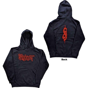 Slipknot - Logo Uni Navy Hoodie i gruppen MERCHANDISE / Hoodies / Metal hos Bengans Skivbutik AB (5554707r)