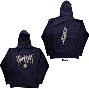 Slipknot - Splatter Uni Navy Hoodie i gruppen MERCHANDISE / Hoodies / Metal hos Bengans Skivbutik AB (5554711r)