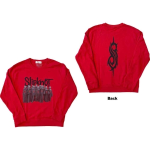 Slipknot - Choir Uni Red Sweatshirt i gruppen MERCHANDISE / Hoodies / Metal hos Bengans Skivbutik AB (5554726r)