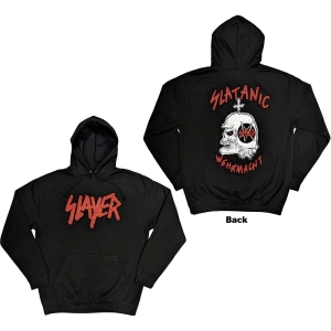 Slayer - Slatanic Uni Bl Hoodie i gruppen MERCHANDISE / Hoodies / Metal hos Bengans Skivbutik AB (5554737r)