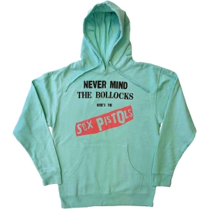 Sex Pistols - Nmtb Original Album Green Hoodie i gruppen MERCHANDISE / Hoodies / Punk hos Bengans Skivbutik AB (5554747r)