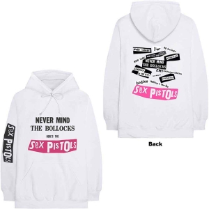 Sex Pistols - Nmtb Uni Wht Hoodie i gruppen MERCHANDISE / Hoodies / Punk hos Bengans Skivbutik AB (5554751r)